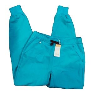 NWT Figs Tansen Joggers Teal Small